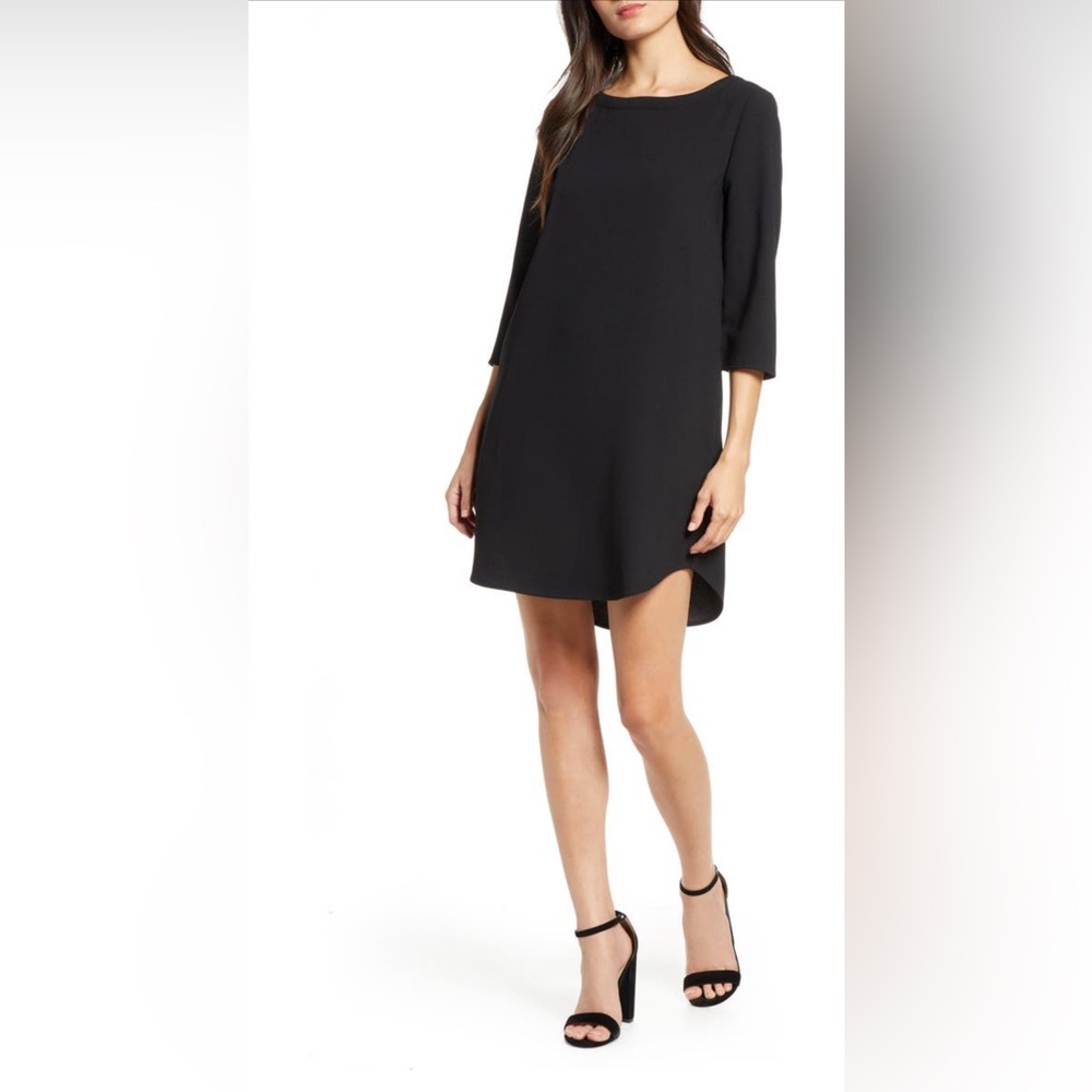 NORDSTROM BB DAKOTA BY STEVE MADDEN JAZLYN CREPE SHIFT DRESS XS